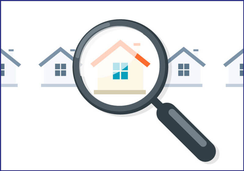 7-commonly-asked-questions-home-appraisals Image of the house and magnifying glass