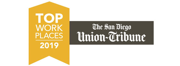 Top Workplace by San Diego Union-Tribune