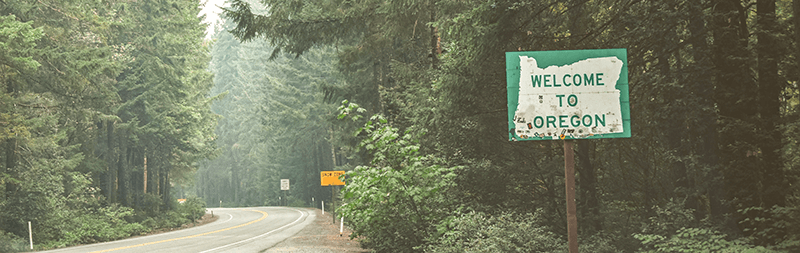Road entering Oregon State