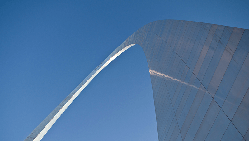 St. Louis Arch closeup