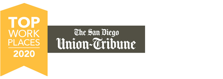 San Diego Union Tribune 'Top Workplaces' logo