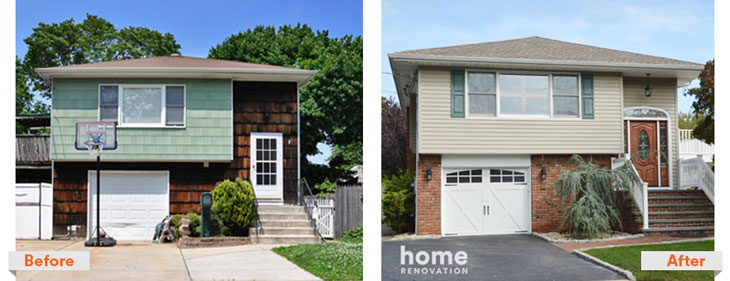 Before and after front yard | Guild Mortgage