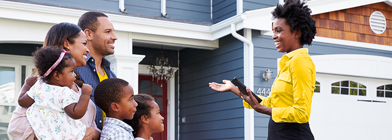 September blog 3 Agent showing family a home