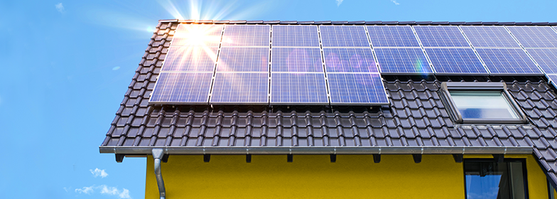 June Blog 3 Solar panels on a house