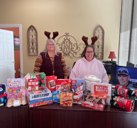 Employees at Granbury office event