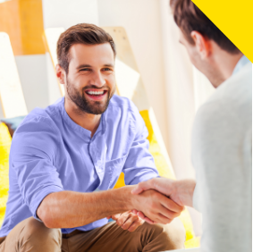 Thrive Image Business man shaking hands