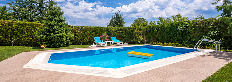 Blog – Does a pool add value Backyard home pool with yellow floaty